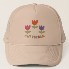 Amsterdam Tulips Trucker Pet