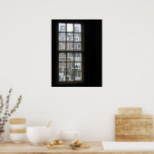 Amsterdam Venster Uitzicht Foto Poster Afdrukken (Keuken)