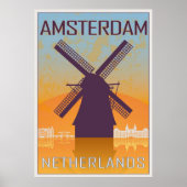 Amsterdam vintage poster (Devant)