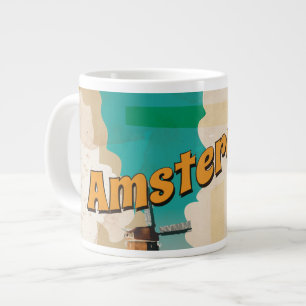 Amsterdam Vintage Reisposter Jumbo Mok