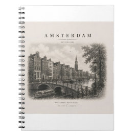 Amsterdam | Vintage Travel City Design Notitieboek