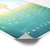 Amsterdam Vintage Travel Poster (Hoek)