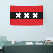 Amsterdam vlag spandoek (Beurs)