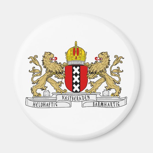 Amsterdam wapenschild magneet (Voorkant)