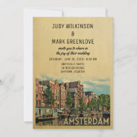 Amsterdam Wedding Invitation Nederland Nederland N