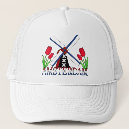 Amsterdam Windmill Trucker Pet (Voorkant)