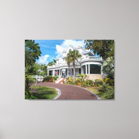 Amsterdam's Curry Mansion Canvas Afdruk (Voorkant)