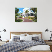 Amsterdam's Curry Mansion Canvas Afdruk (Insitu (Slaapkamer))