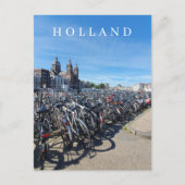 Amsterdams fietspark uitzicht briefkaart (Voorkant)