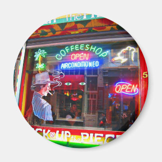 Amsterdamse coffeeshop magneet