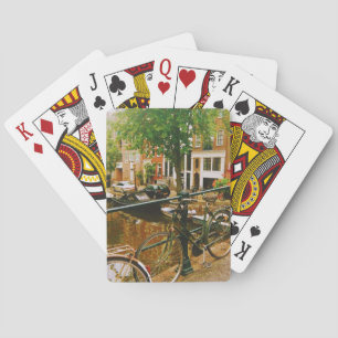 Amsterdamse grachten pokerkaarten