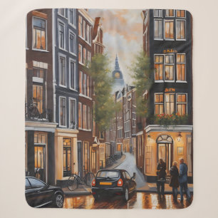 Amsterdamse olieverfschilderij sherpa deken
