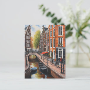 Amsterdamse olieverfschilderkunst briefkaart