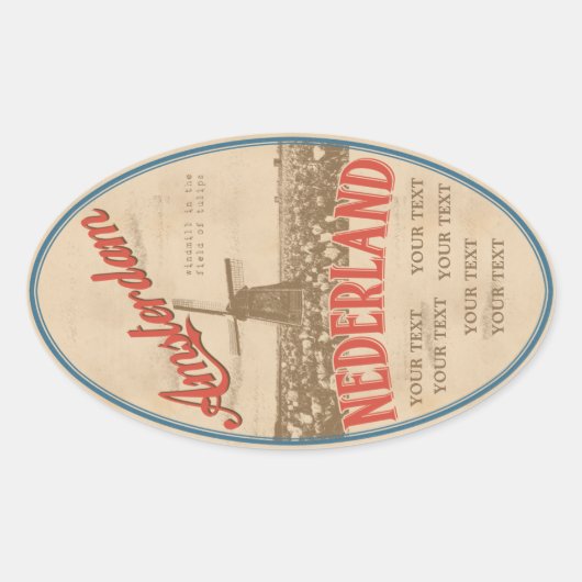 Amsterdamse sticker (Voorkant)