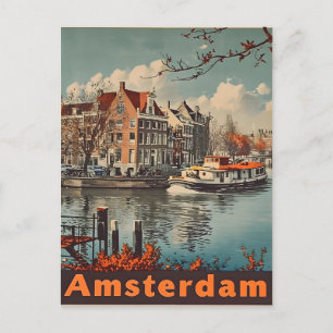 Amsterdamse vintage briefkaart