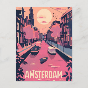 Amsterdamse Vintage Briefkaart