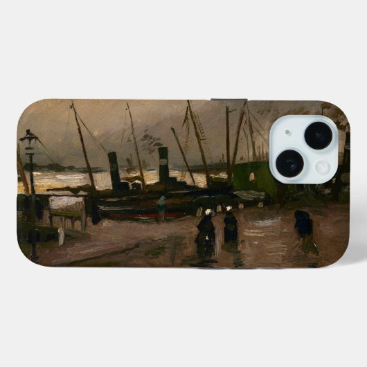Amsterdamse Vissers's Harbour Storm van Vincent Go Case-Mate iPhone Case (Achterkant (horizontaal))