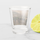 Amsterdamse Vissers's Harbour Storm van Vincent Go Shot Glas (Achterkant)