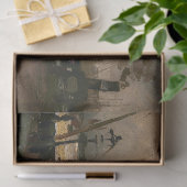 Amsterdamse Vissers's Harbour Storm van Vincent Go Tissuepapier (Geschenk)