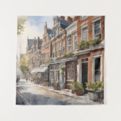 Amsterdamse waterverf schilderij wandkleed (Voorkant)