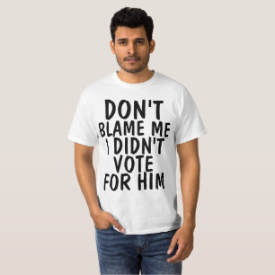 AMTI TRUMP T-shirts. VERWIJT HET ME NIET T-shirt