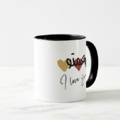 "Amto I Love You" Tante Arabe Café Mug (Devant droit)