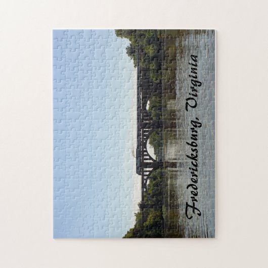 Amtrack Train Crossing Rappahannock River Legpuzzel (Verticaal)