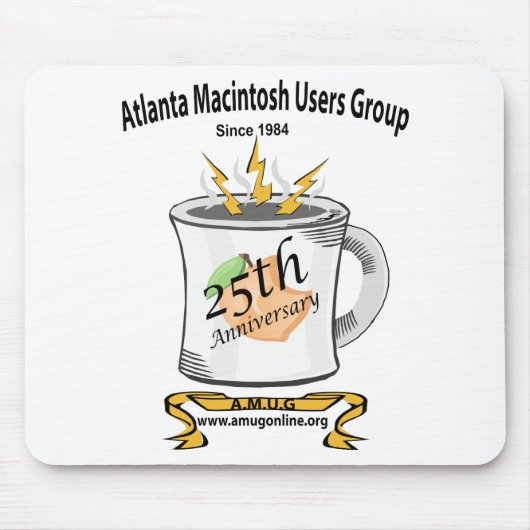 AMUG 25th Jubileum MousePad Muismat (Voorkant)