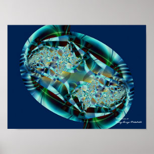 Amulet 2 Abstract Art. Poster