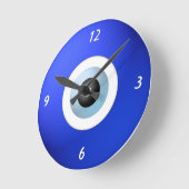 Amulet om het boze oog af te sluiten ronde klok (Hoek)