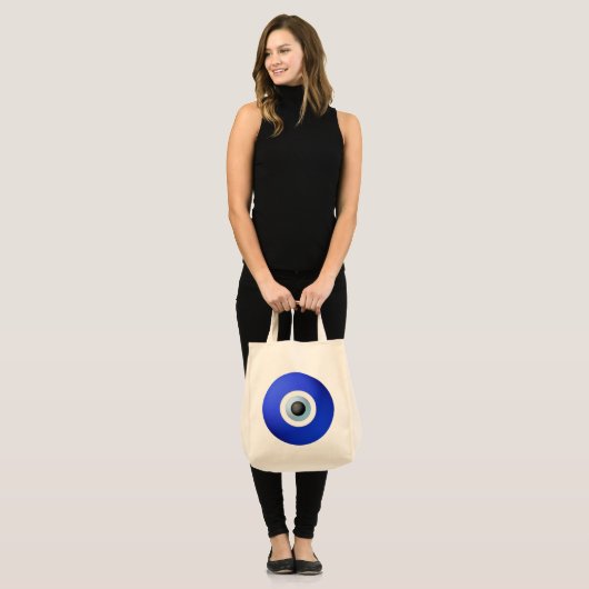Amulet om het boze oog af te sluiten tote bag (Voorkant (model))
