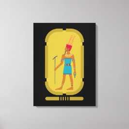 Amun God van de Lucht Canvasprint Canvas Afdruk