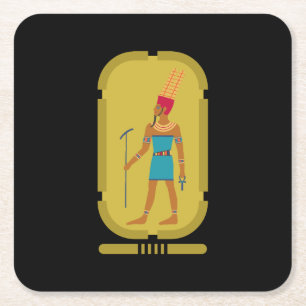 Amun God van het Onderzetter van het luchtpapier