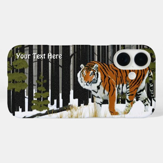Amur (Siberië) tijger Case-Mate iPhone Case (Achterkant (horizontaal))