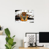 Amur Stare - Mara de Amur Tiger Poster (Thuiskantoor)