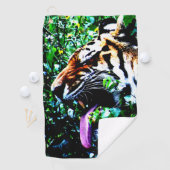 Amur Tiger gtcnm Golfhanddoek (Insitu)