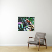 Amur Tiger wtcnm Wandkleed (In Situ (horizontaal))