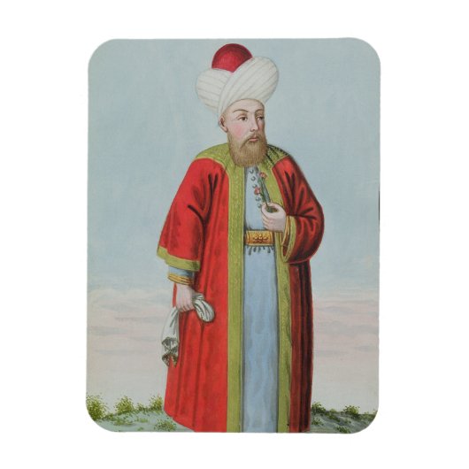 Amurath (Murad) II (1404-51) Sultan 1421-51, van Magneet (Verticaal)