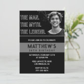 Amusant 30e anniversaire Invitations L'homme La Lé (Debout devant)