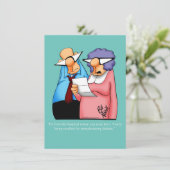 Amusant 40e anniversaire de fête Invitations (Debout devant)