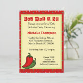 Amusant 50e anniversaire Invitations (Debout devant)