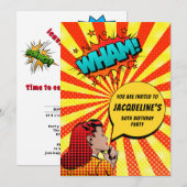 Amusant 50ème anniversaire Invitation (Devant / Derrière)