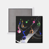 Amusant Aimant musical pour les mélomanes (Recto/Verso)