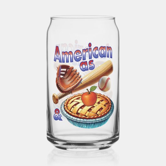 Amusant américain comme Baseball & Pomme Pie (Recto)