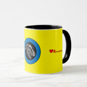 Amusant, Amour Courir La Mug (Devant droit)