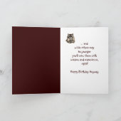 Amusant Ancien Plus Sage Carte Anniversaire Cute R (Intérieur)