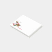 Amusant anglais Bulldog Xmas Lights Post-it Notes (Incliné)