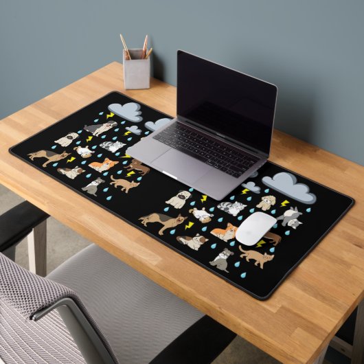 Amusant Anglais Idiom Pluie Chats et Chiens Chiens (Bureau 2)