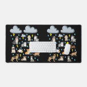 Amusant Anglais Idiom Pluie Chats et Chiens Chiens (Clavier et souris)