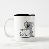 Amusant Animal Pun Coffee Coupe Cadeau Mug (Gauche)